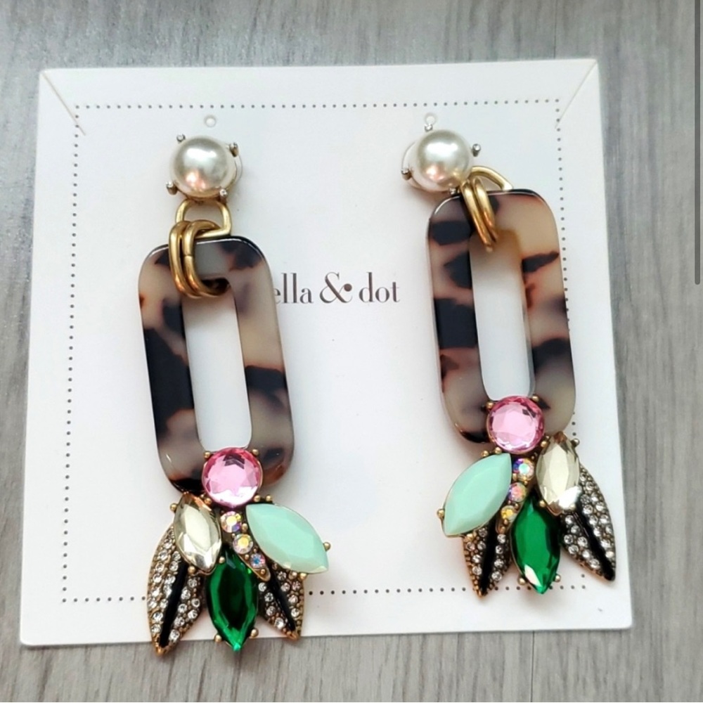 stella & dot ~ belle statement earrings